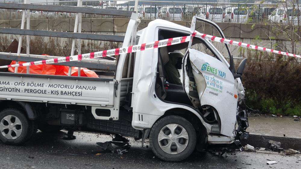 Konya plakalı hafriyat kamyonu kazaya karıştı! 1 ölü var 7